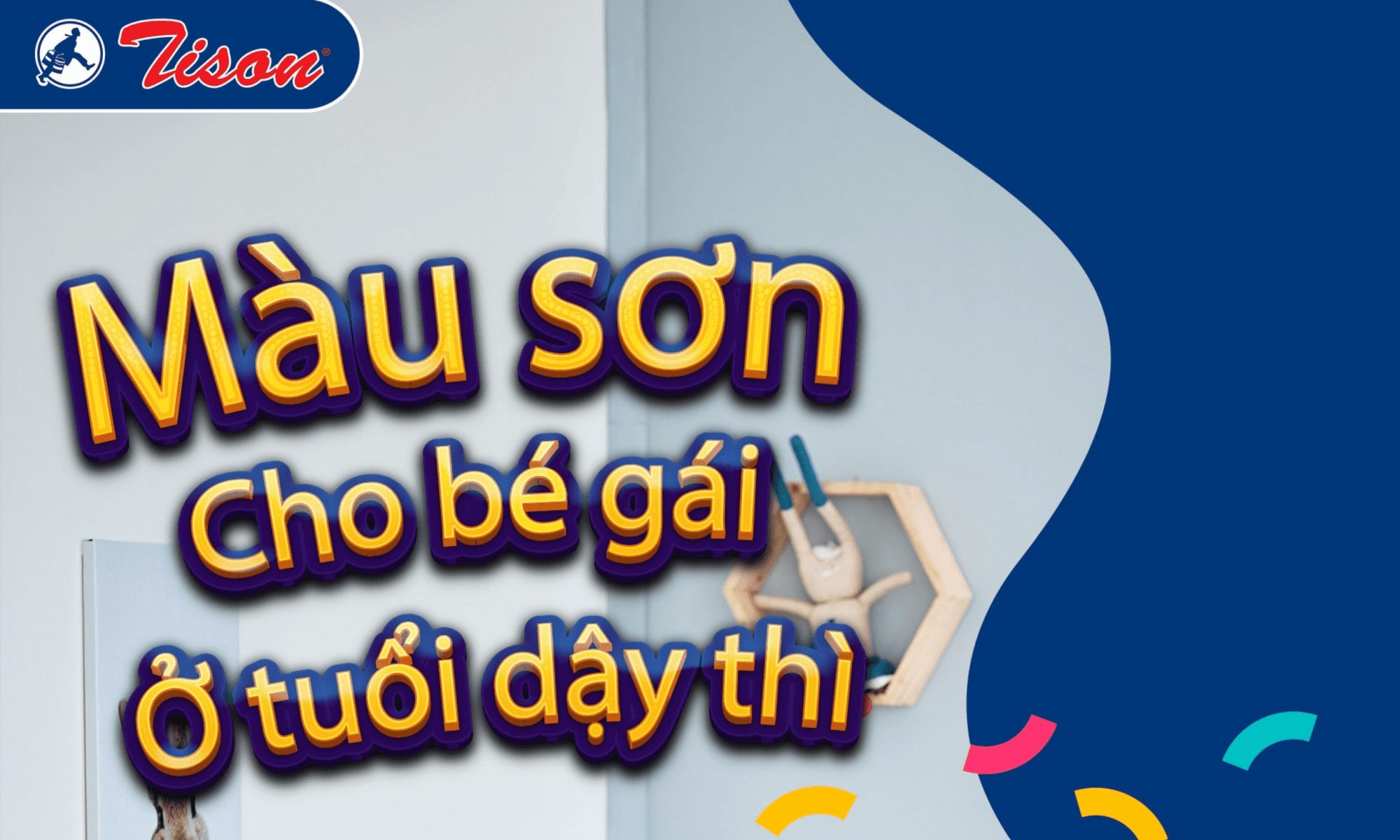 Màu sơn phòng ngủ cho bé gái tuổi dậy thì