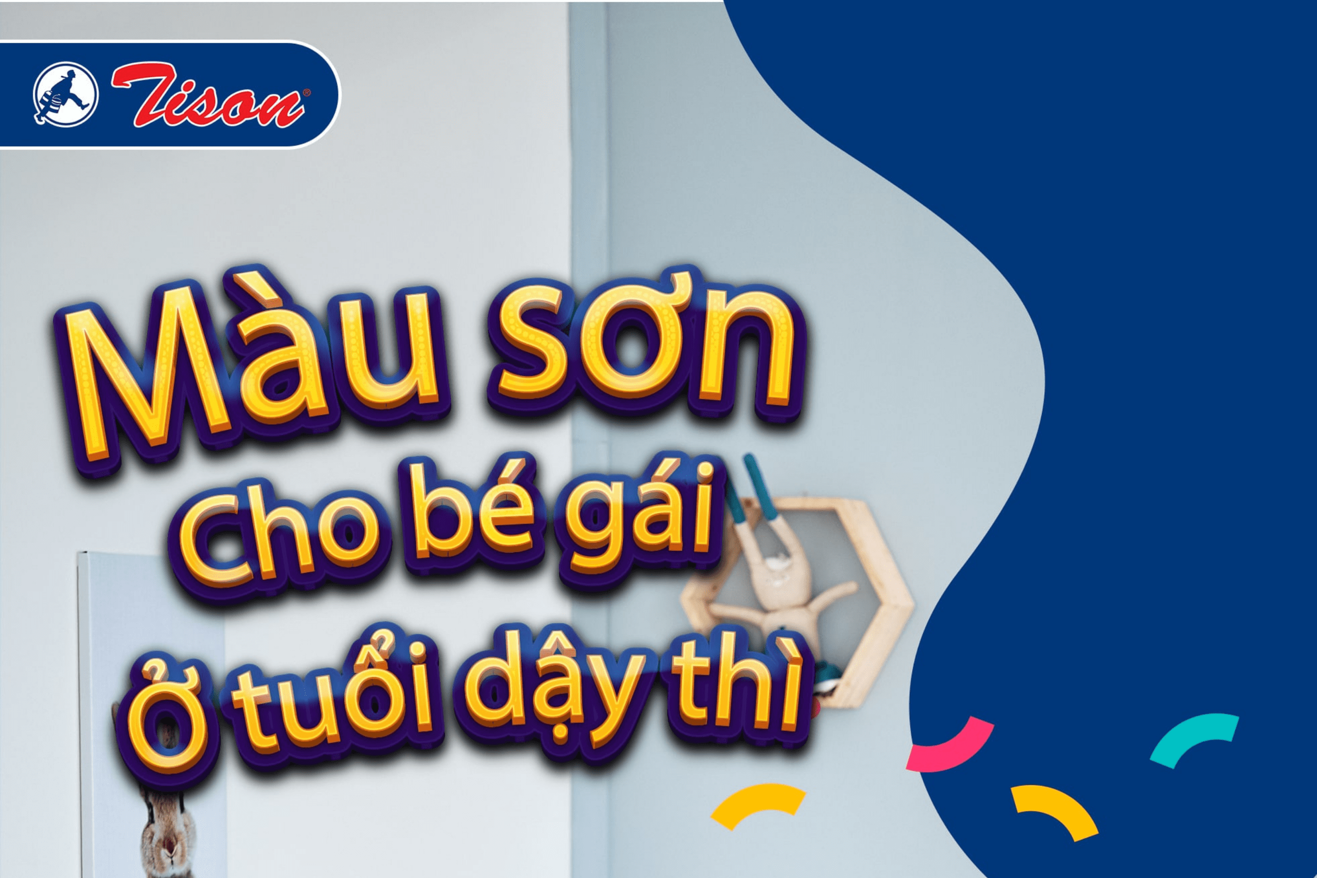 Màu sơn phòng ngủ cho bé gái tuổi dậy thì