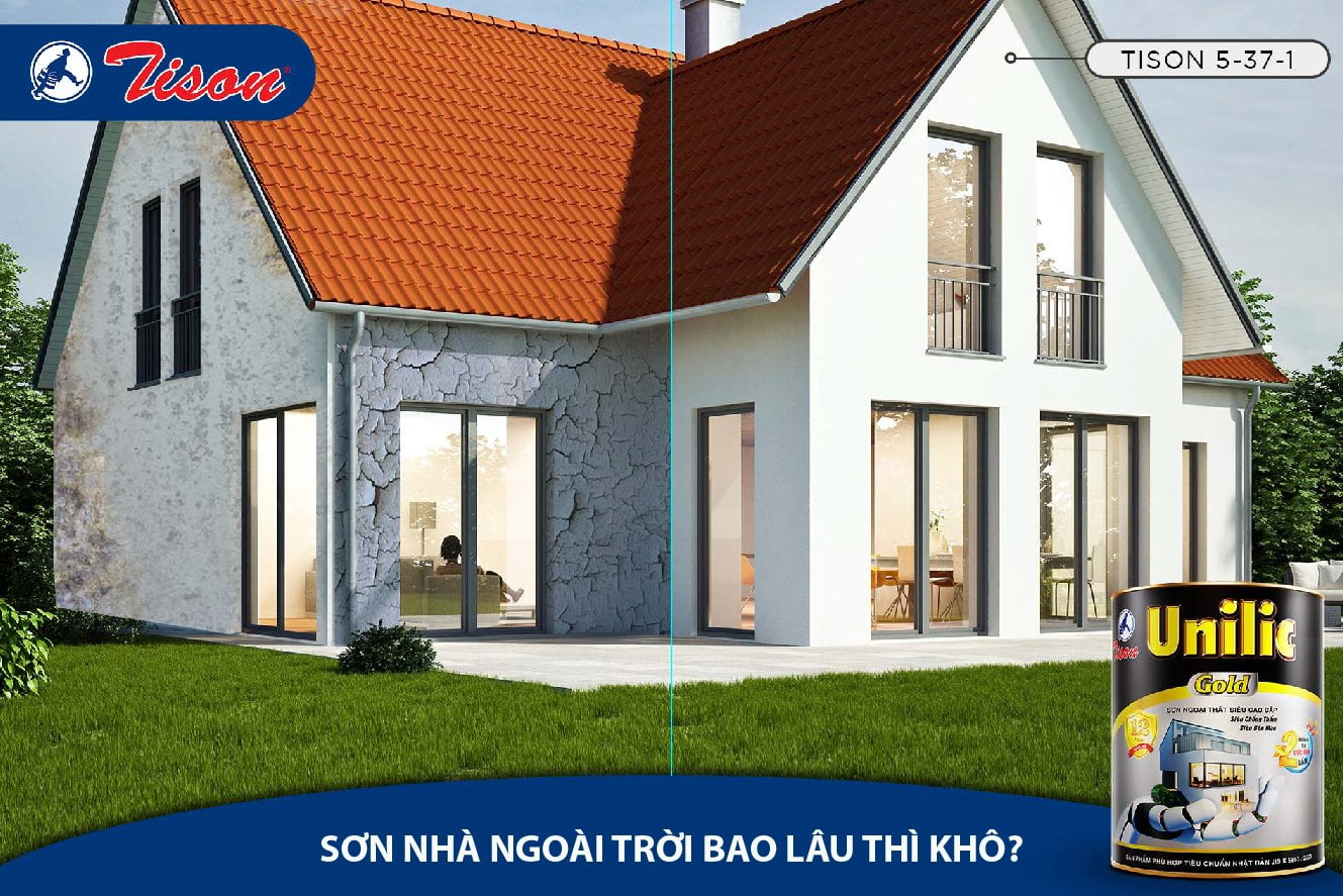 Sơn nhà ngoài trời bao lâu thì khô và các mẹo hay khác