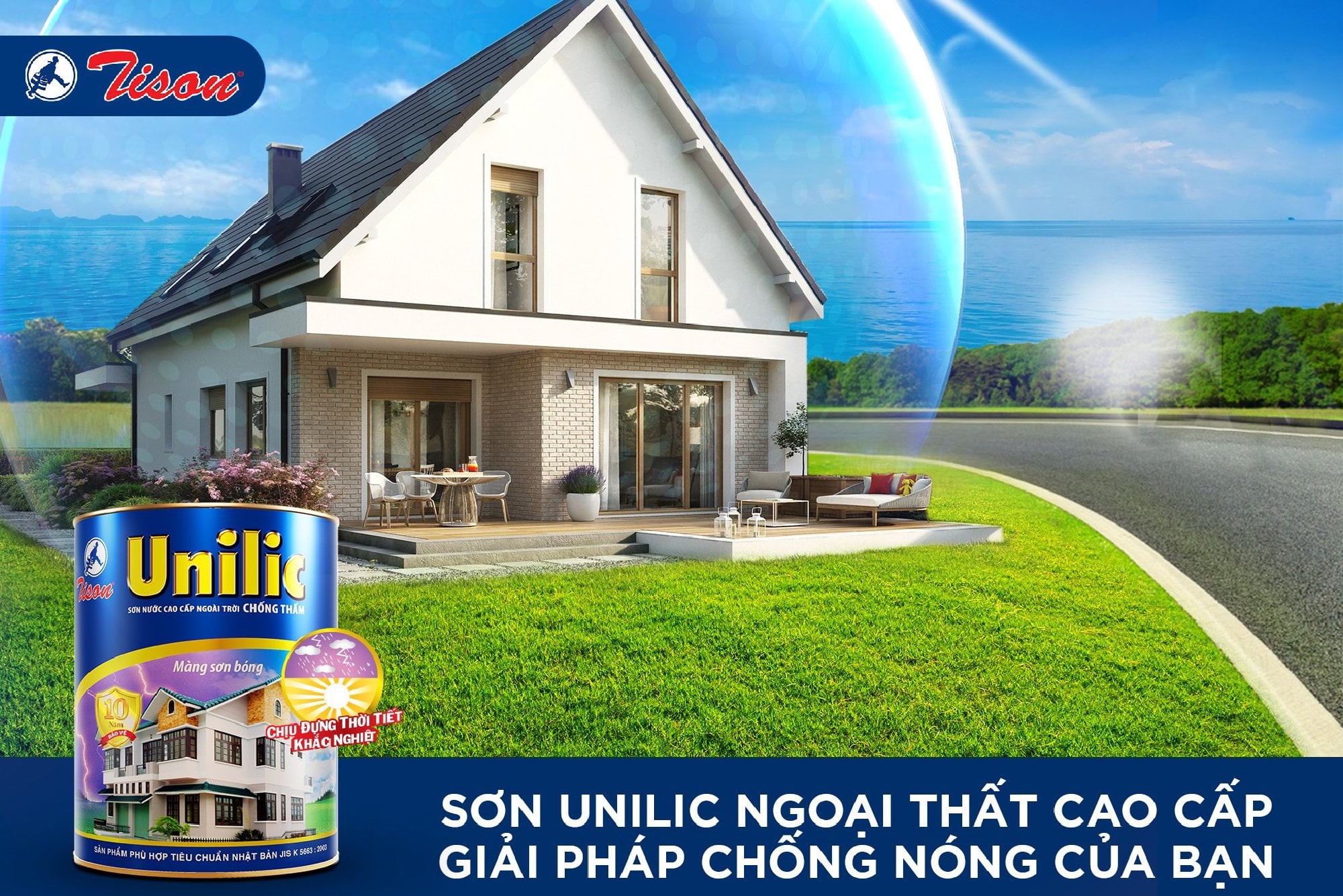 Sơn ngoại thất chống nóng mới nhất mùa hè 2021