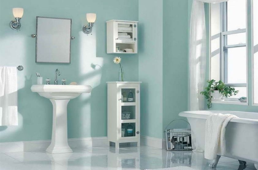 Cách phối màu sơn xanh ngọc