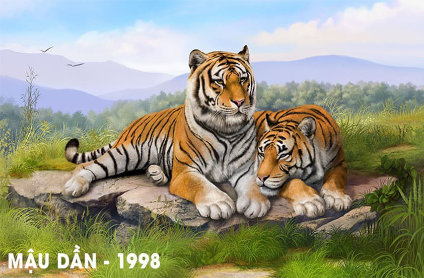 Màu sơn mang lại may mắn cho tuổi Mậu Dần (1998)
