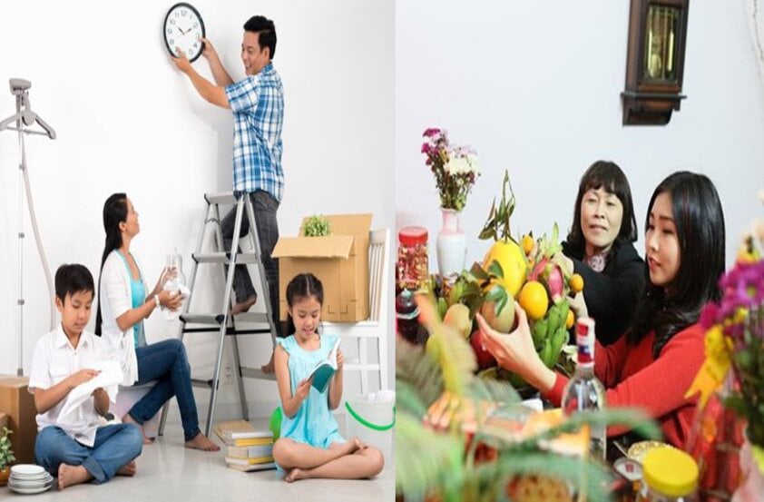 Màu sơn nhà đón tết cho người mạng Kim