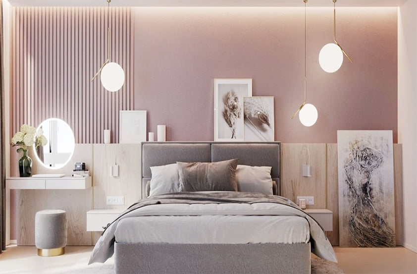 Gợi ý màu sơn đẹp cho phòng ngủ phái nữ mới nhất